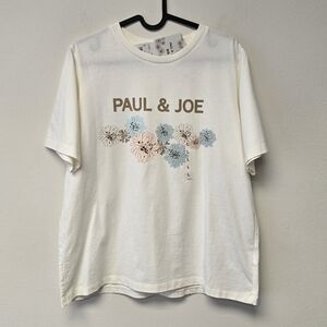 Uniqlo Paul & Joe Floral Graphic T-Shirt Off White L
